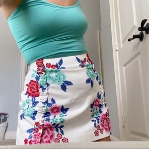Zara Floral Skirt